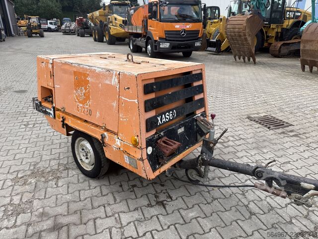 винтовой компрессор ATLAS Copco XAS60 Baukompressor 9,3 Bar