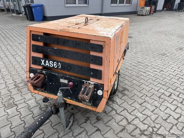 винтовой компрессор ATLAS Copco XAS60 Baukompressor 9,3 Bar
