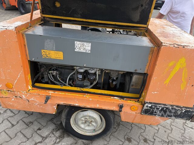 винтовой компрессор ATLAS Copco XAS60 Baukompressor 9,3 Bar