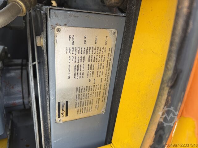 винтовой компрессор ATLAS Copco XAS60 Baukompressor 9,3 Bar