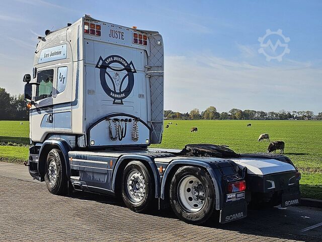 SCANIA R580 V8 6x2/4 ツインステア、マニュアルトランスミッション、特別仕様インテリア SCANIA R580 V8 6X2/4 TWIN STEER MANUAL GEARBOX SPECIAL...