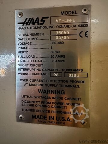 HAAS VF-4 HAAS VF-4