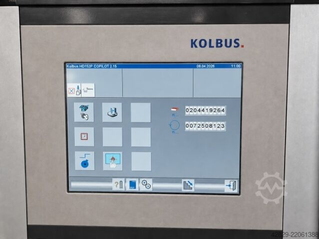 Three-knife trimmer Kolbus HD 152.P
