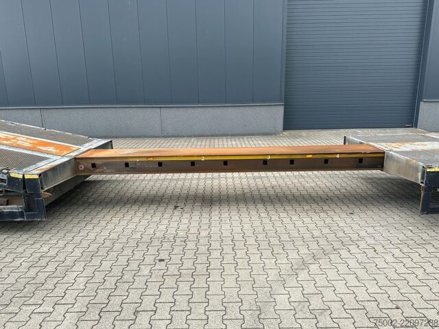 Bộ tải bán thấp Broshuis 3ABSD Lowloader 3-axle / GVW: 59.000kg / Neck: ...