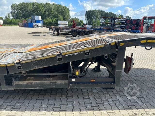 Bộ tải bán thấp Broshuis 3ABSD Lowloader 3-axle / GVW: 59.000kg / Neck: ...