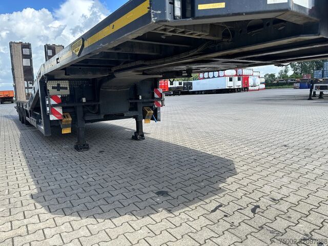 Bộ tải bán thấp Broshuis 3ABSD Lowloader 3-axle / GVW: 59.000kg / Neck: ...