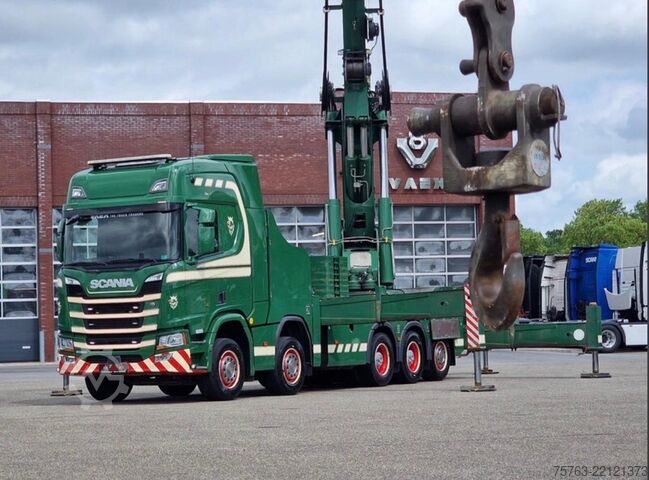 Kamion sa kranom Scania R500 NGS Highline 10x4*6 - MPG 250T Crane 8+5 /...