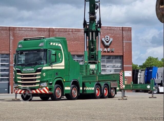 Kamion sa kranom Scania R500 NGS Highline 10x4*6 - MPG 250T Crane 8+6 /...