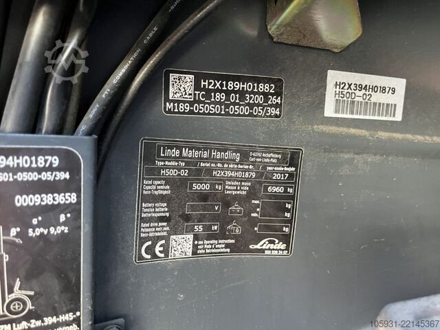 Дизелови мотокари Linde H50D-02