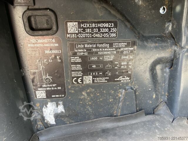 Електрически мотокар с 4 колела Linde E16P-02