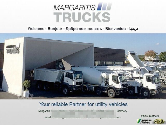 Camião porta-contentores de gancho MAN TGS 26.480 6x2-4BL 3900 Meiller Abroller RS21.60