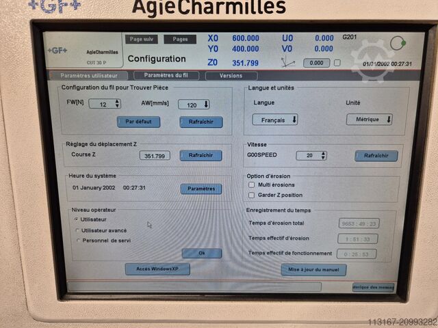 žična erozijska stroj GF Machining Solutions CUT 30 P
