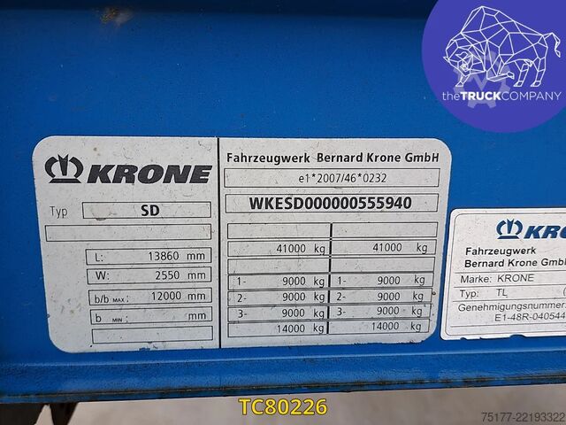 Posuvné plachty Krone SD