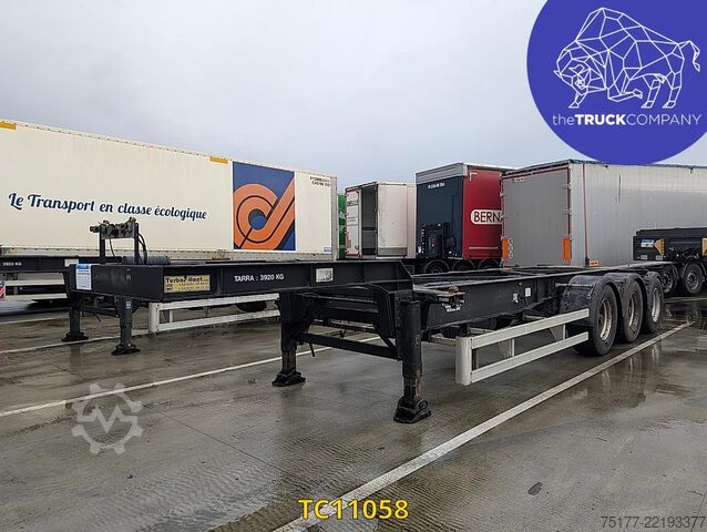 Preprava kontajnerov Turbos Hoet Tank chassis Gooseneck