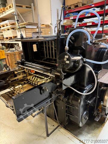 Presse typographique Heidelberg S Zylinder  54x72