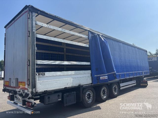 Open oplegger met zeil Schmitz Cargobull Semitrailer Curtainsider Standard