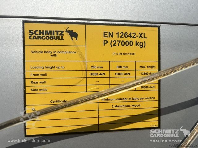 Open oplegger met zeil Schmitz Cargobull Semitrailer Curtainsider Standard