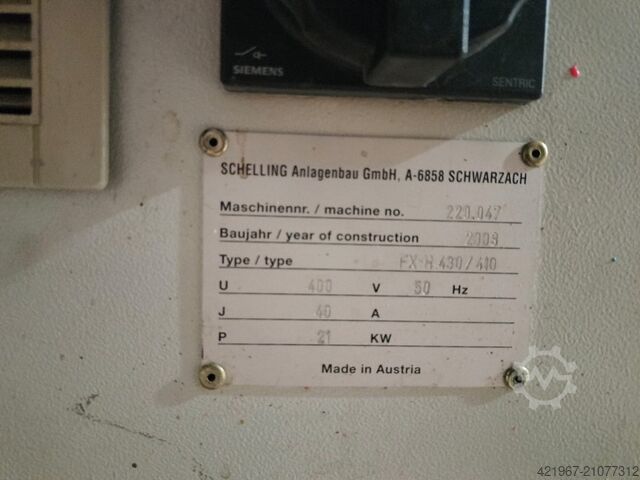 режещ трион SCHELLI,G FX-H 430 / 400