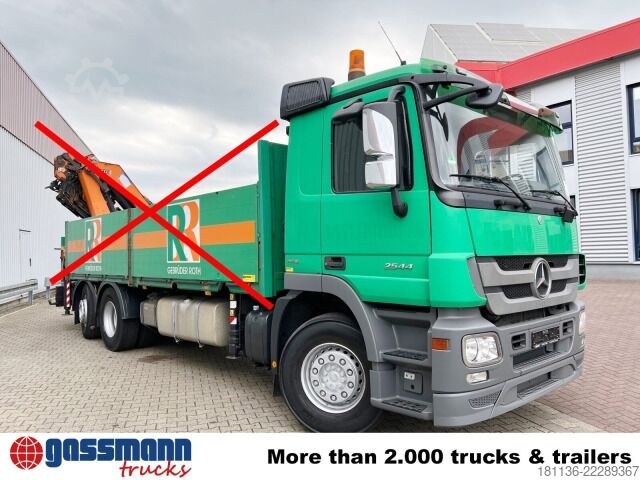 Chasis de camión Mercedes-Benz Actros 2544 L 6x2, Retarder, Lenkachse