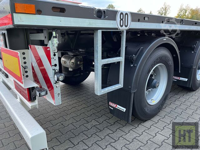 কম লোডার আধা ট্রেলার Faymonville MAX Trailer 3-Achs-Tele-Plateau-zwangsg.