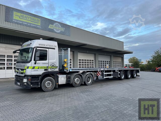 কম লোডার আধা ট্রেলার Faymonville MAX Trailer 3-Achs-Tele-Plateau-zwangsg.