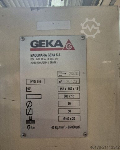 Profilstahlschere Geka HYD 110 SD