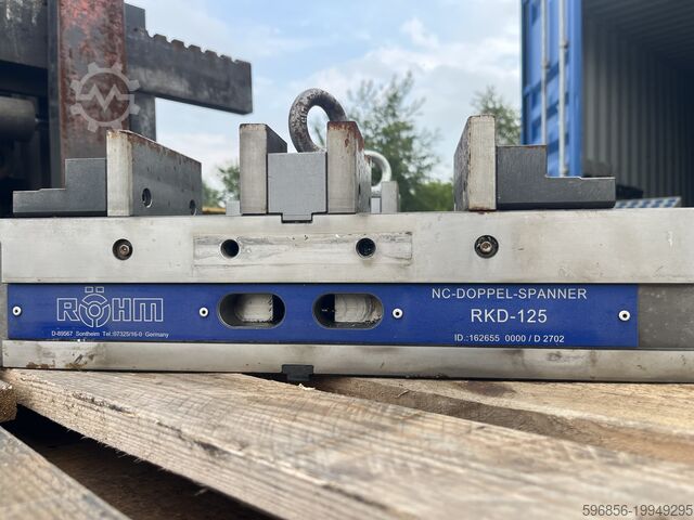 Машинные тиски RÖHM RKD-125 NC-Doppelspanner Imadło maszynowe RÖHM RKD-125 NC-Doppelspanner Imadło maszynowe RÖHM RKD-125 NC-Doppelspanner