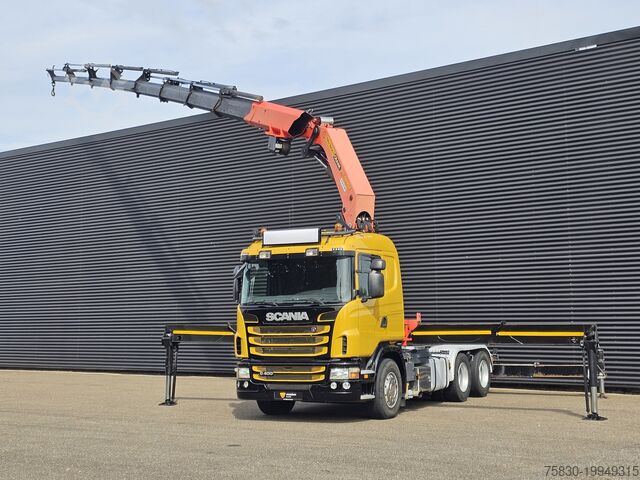 Læsseplatform Scania G400 6x2 / PALFINGER PK 60002 / WINCH / BALLAST