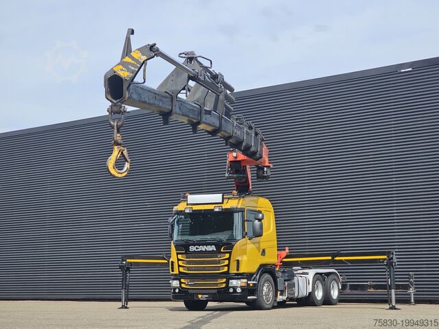 Læsseplatform Scania G400 6x2 / PALFINGER PK 60002 / WINCH / BALLAST