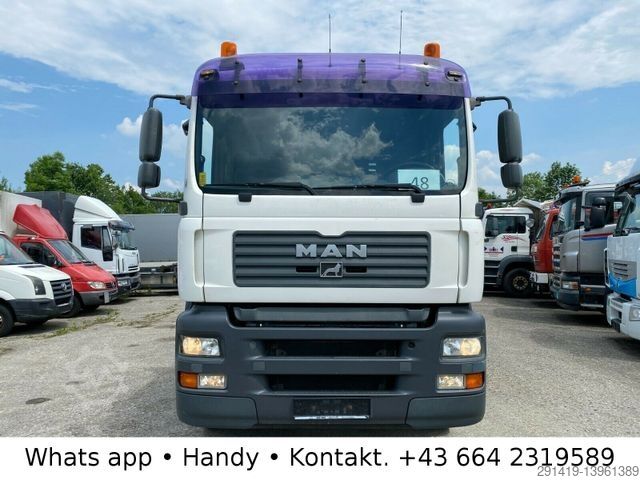 Flatbed truck MAN TGA 33.430 6x4 BB Pritsche Kran Bj 2007