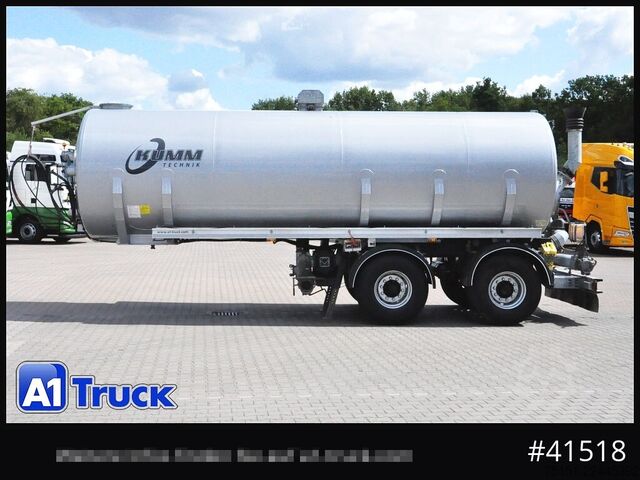 Semi-reboque tanque SCHWARTE JANSKY Kumm Technik, KTD 28m³, Gülle, Vogelsang, Lenkachse,