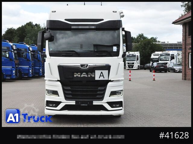Camião porta-contentores de gancho MAN TGX 26,500 LL, HIAB Intarder Navi Sound, Funk