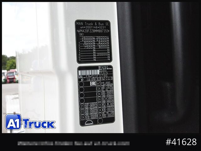 Camião porta-contentores de gancho MAN TGX 26,500 LL, HIAB Intarder Navi Sound, Funk