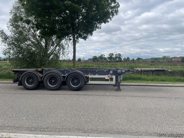 Transporte de contentores Van Hool 3B0070 20/30 FT Chassis / BPW Axles / Liftaxle ...