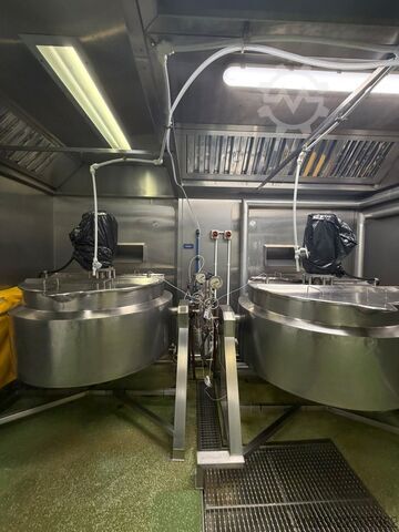 Pişirme kapları 2 x 500L COOKING KETTLES JYGKJ 500L