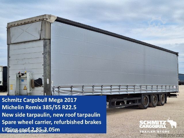 Naczepa otwarta z plandeką Schmitz Cargobull Curtainsider Mega