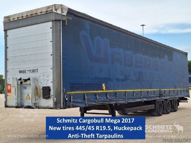 Avoin puoliperävaunu pressulla Schmitz Cargobull Curtainsider Mega