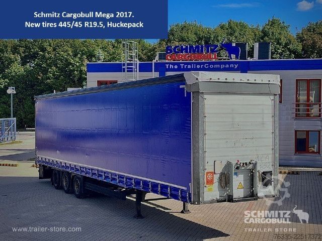 Avoin puoliperävaunu pressulla Schmitz Cargobull Curtainsider Mega