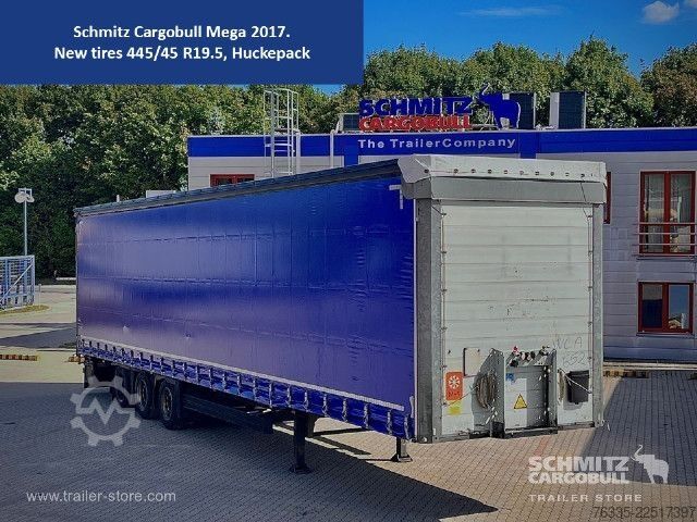 Avoin puoliperävaunu pressulla Schmitz Cargobull Curtainsider Mega