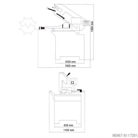 Ferăstrău cu bandă CORMAK G5025