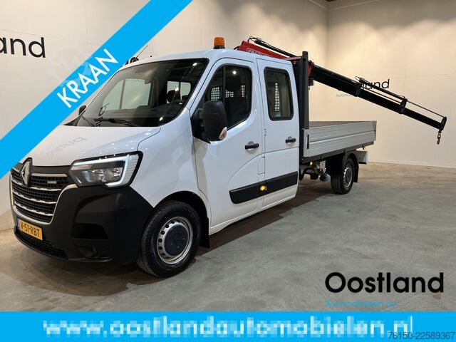 Platformas kravas automašīna ar celtni Renault Master 2.3 dCi 145 PK L3 Open Laadbak / Fassi K...