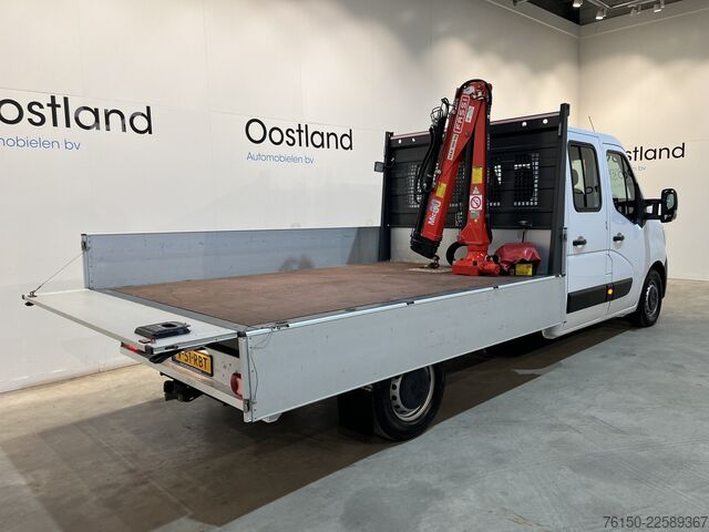 Platformas kravas automašīna ar celtni Renault Master 2.3 dCi 145 PK L3 Open Laadbak / Fassi K...