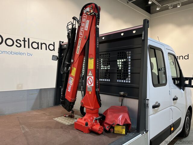 Platformas kravas automašīna ar celtni Renault Master 2.3 dCi 145 PK L3 Open Laadbak / Fassi K...