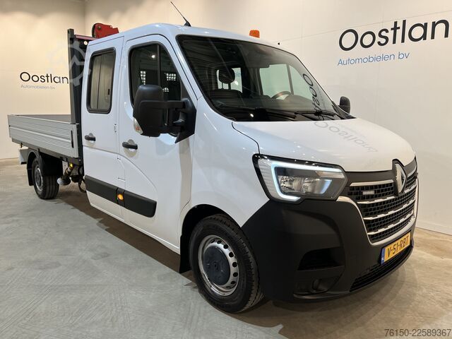 Lastbil med plattform och kran Renault Master 2.3 dCi 145 PK L3 Open Laadbak / Fassi K...