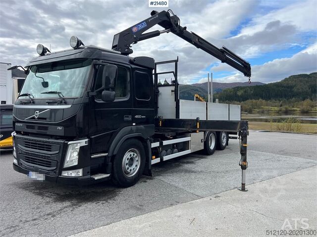 起重卡车 Volvo FM460 6x2 Crane Truck w/ 26t/m HMF crane