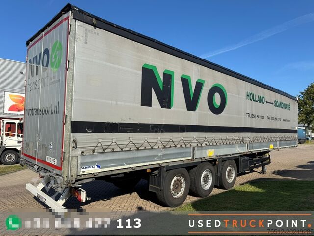 Sliding tarpaulins Schmitz Cargobull 3-Axle / Galvanised chassis / Open Roof / SAF A...