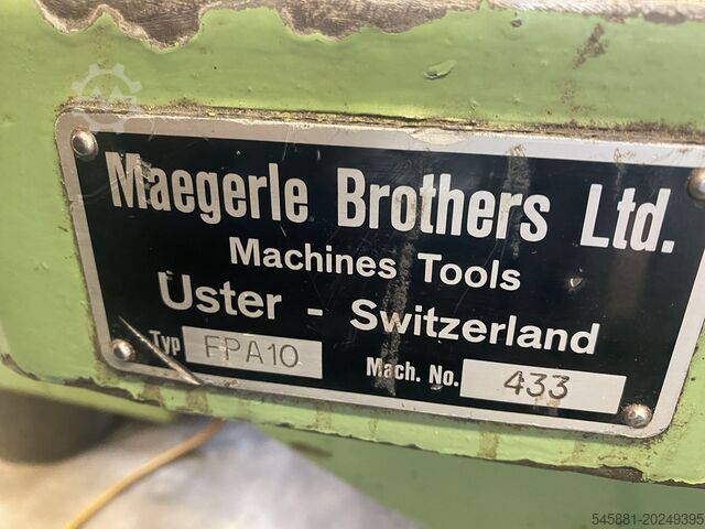 Overflateslipemaskin Mägerle FPA10