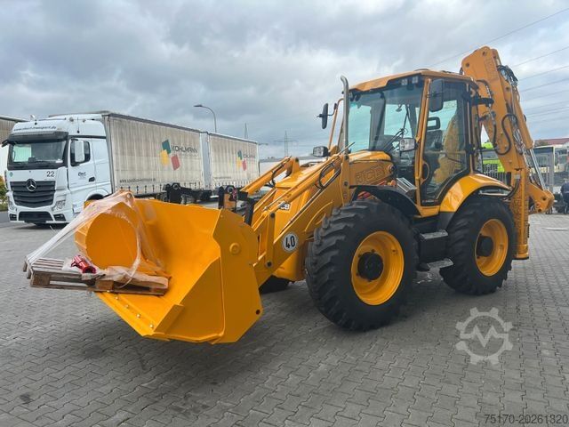 Traktorgravemaskin JCB 4CX / Klappschaufel / Dual Drive / Sonderedition