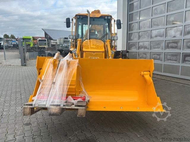 Traktorgravemaskin JCB 4CX / Klappschaufel / Dual Drive / Sonderedition