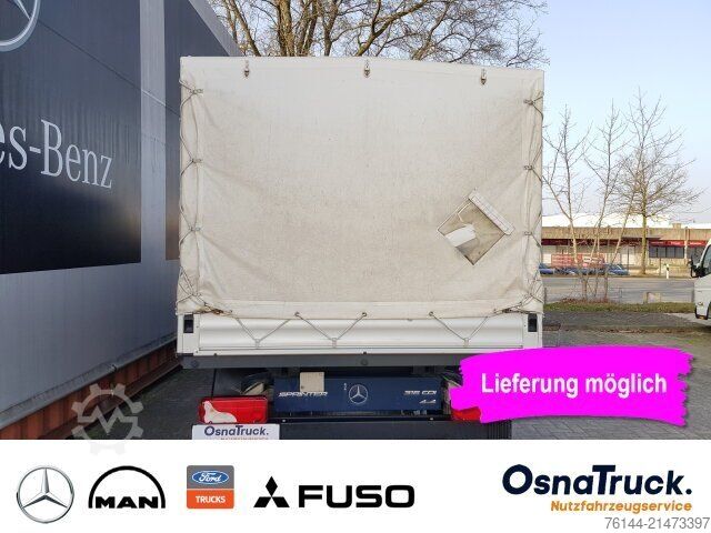 Transporter mit Pritsche & Plane MERCEDES-BENZ Sprinter 316 CDI Doka 4x4 Allrad Klima, 6-Sitze